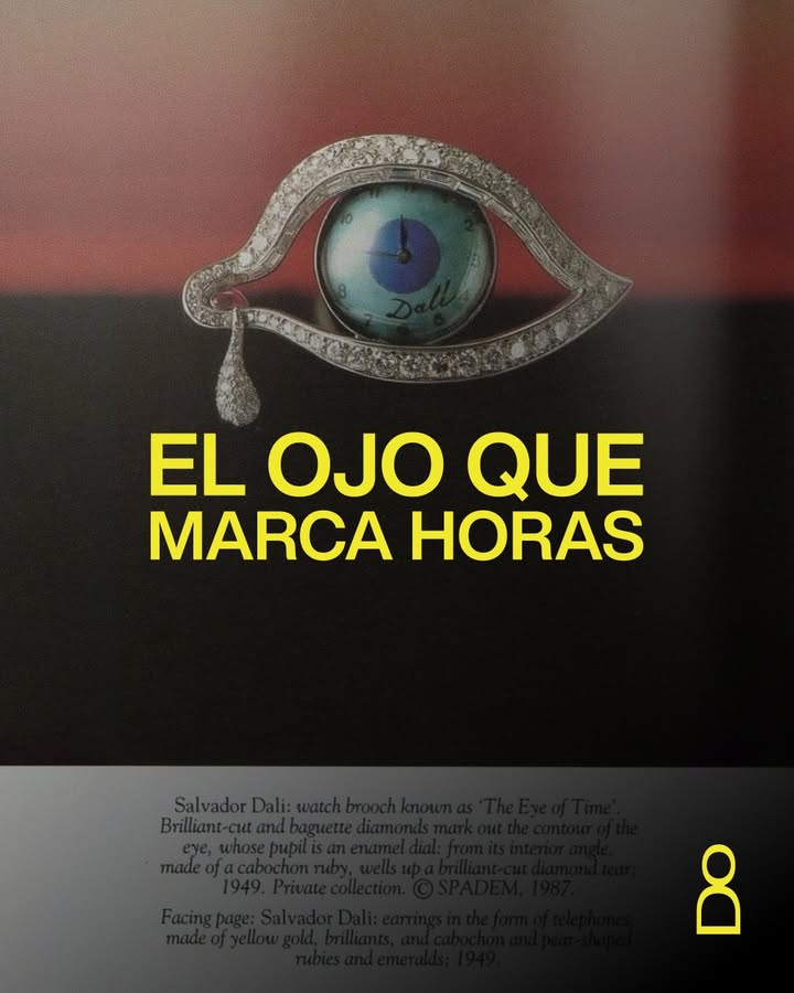 Lo más fascinante de esta pieza es que Dalí no convirtió un ojo en joya. Co...