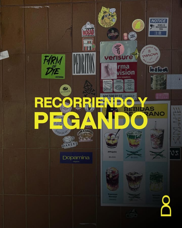 El finde salimos a dejar dopamina por la ciudad.