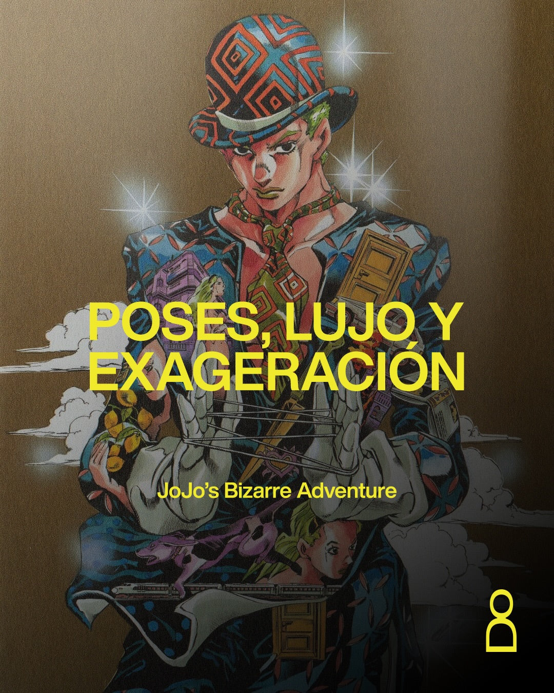jojo tiene una relación muy poco común con la moda porque hirohiko araki di...