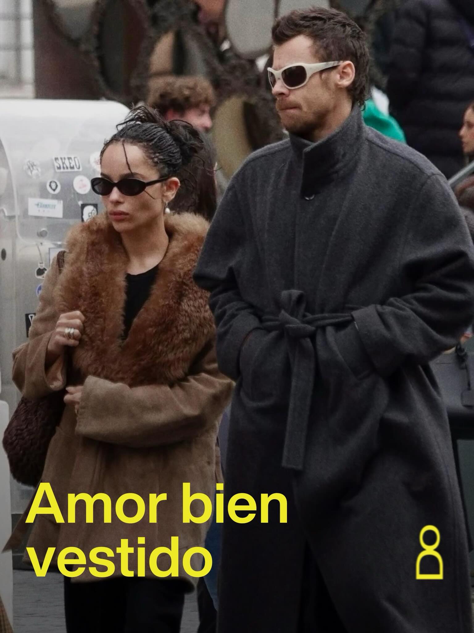 harry styles y zoë kravitz tienen esa rara capacidad de verse completamente...