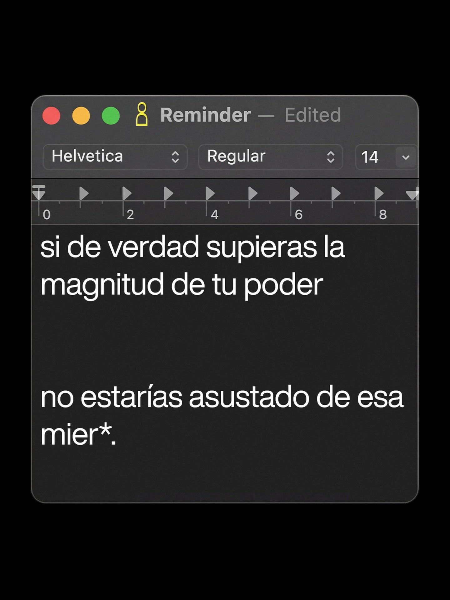 Te asusta lo que podrías lograr si de verdad te lo tomaras en serio. @dopam...