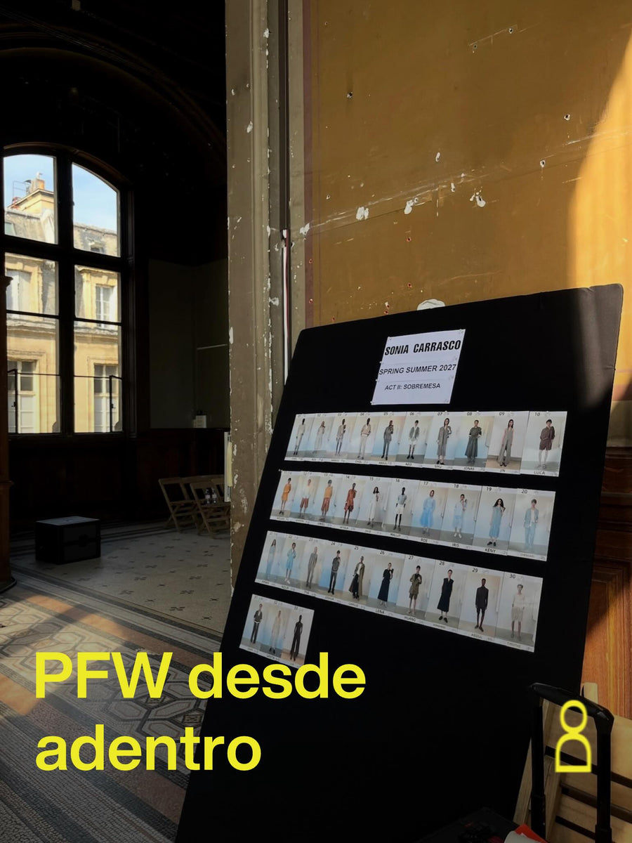 Paris Fashion Week no comienza cuando se encienden las luces de la pasarela...