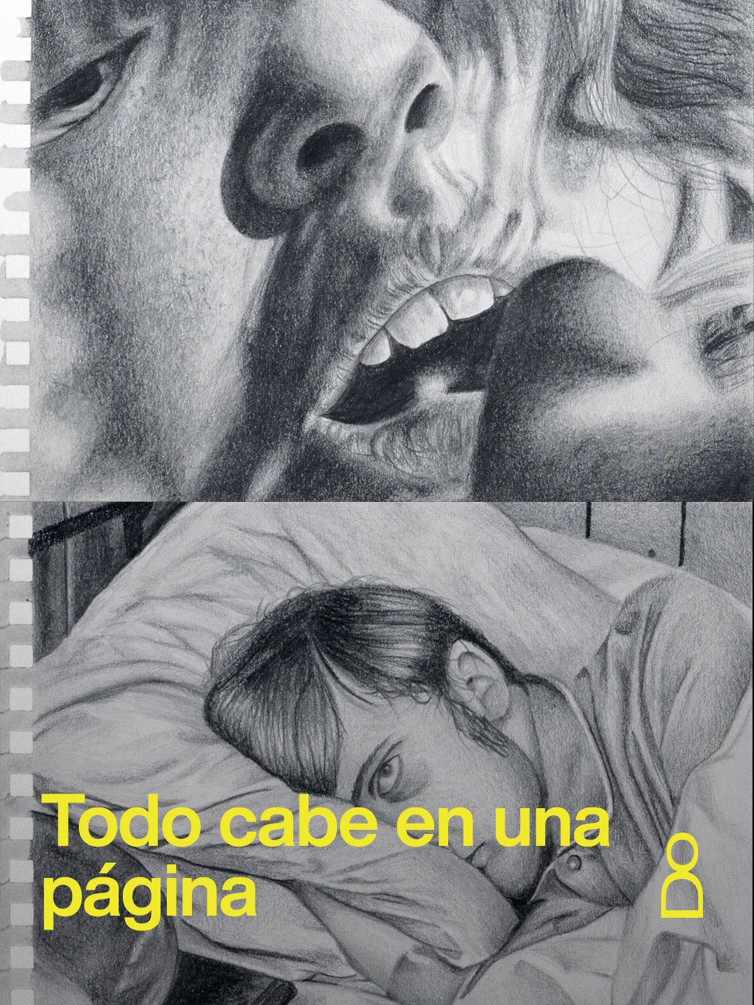 en Decameron, Nils Benbrahim reúne cincuenta dibujos a lápiz hechos sobre h...
