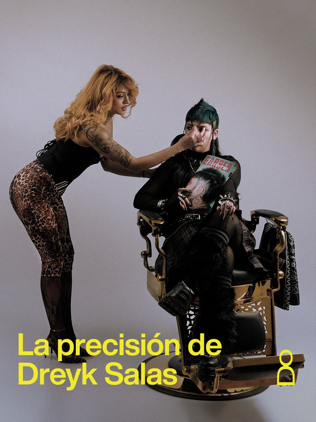 Dreyk Salas llegó a la barbería buscando una forma de expresar su creativid...