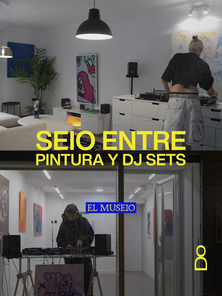 Seio trabaja desde Granada entre la pintura y la música electrónica. su obr...