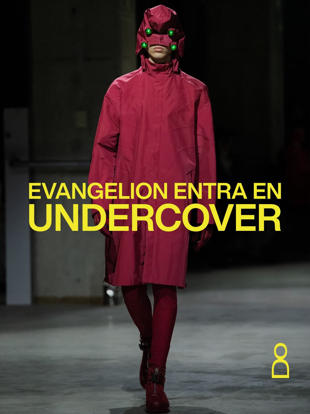 en otoño/invierno de 2021, UNDERCOVER llevó las unidades Eva a prendas que...