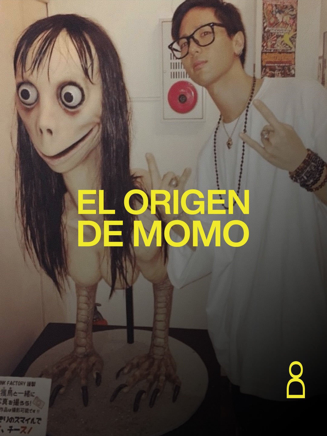 la imagen de Momo empezó con una escultura llamada Mother Bird. Keisuke Ais...