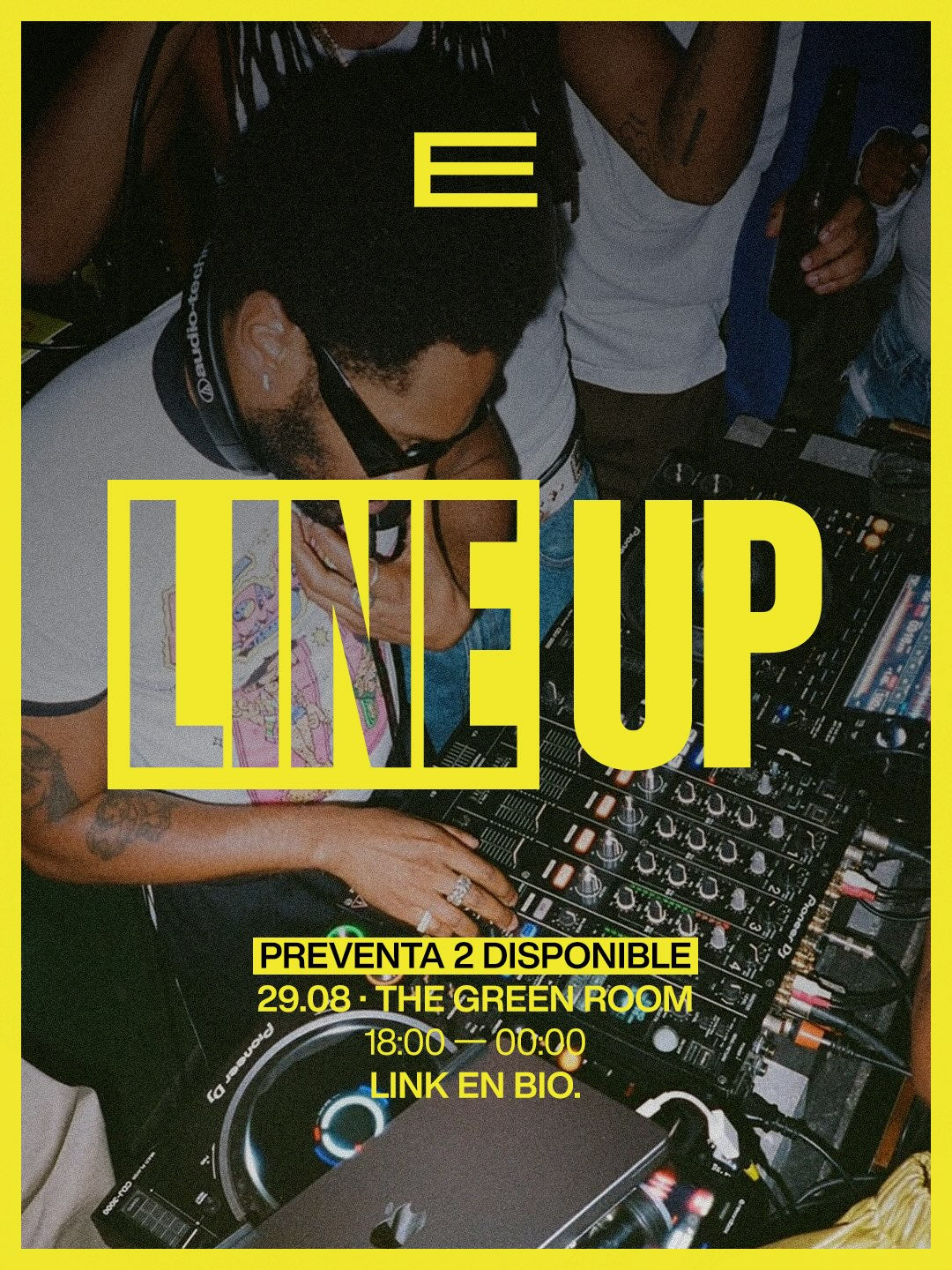 Lineup este Sábado 29 de Agosto: